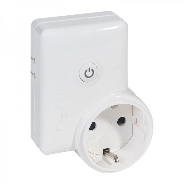  Активатор-реле радиоуправляемый MyHome Play Zigbee розетка 2К+З 10А Leg 088333 