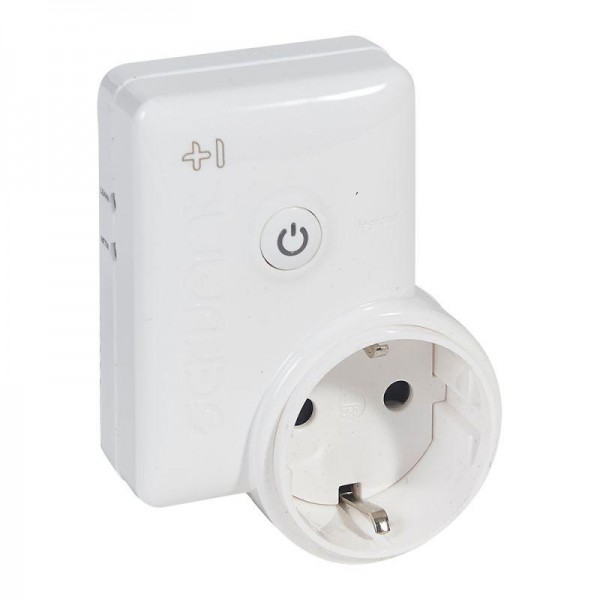  Активатор-диммер радиоуправляемый MyHome Play Zigbee розетка 2К+З 10А Leg 088334 