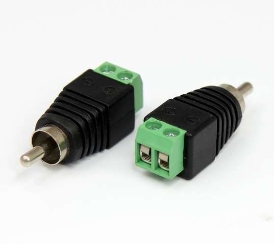  Штекер RCA с клемной колодкой (уп.50шт) Rexant 14-0413 
