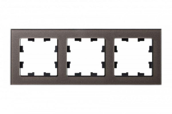  Рамка 3-м AtlasDesign Nature стекло мокко SchE ATN320603 