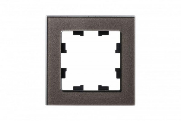  Рамка 1-м AtlasDesign Nature стекло мокко SchE ATN320601 