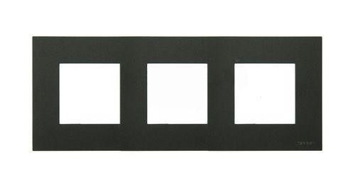  Рамка 3-м 6мод. Zenit антрацит ABB 2CLA227300N1801 