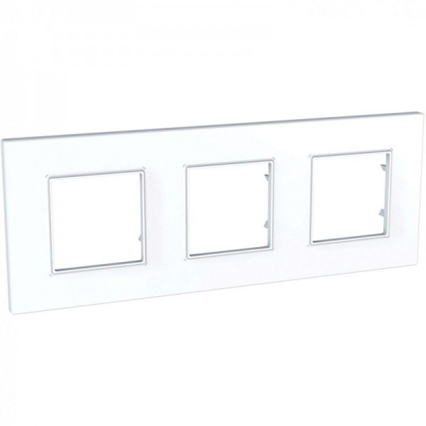  Рамка 3-м Unica quadro бел. SchE MGU2.706.18 