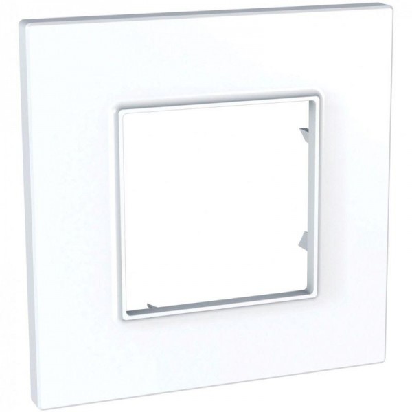  Рамка 1-м Unica quadro бел. SchE MGU2.702.18 