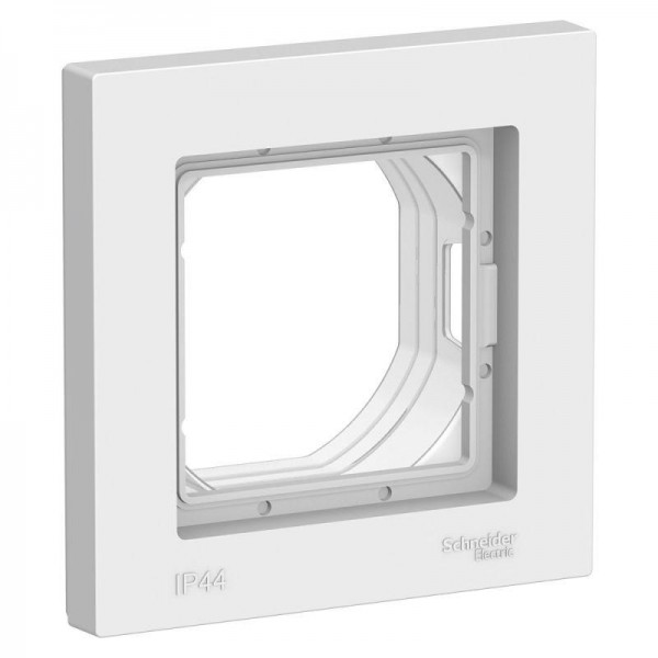  Рамка 1-м AtlasDesign Aqua IP44 бел. SchE ATN440101 
