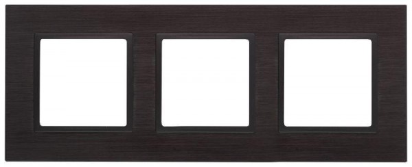  Рамка 3-м 14-5203-05 металл Elegance черный+антрацит ЭРА Б0034555 