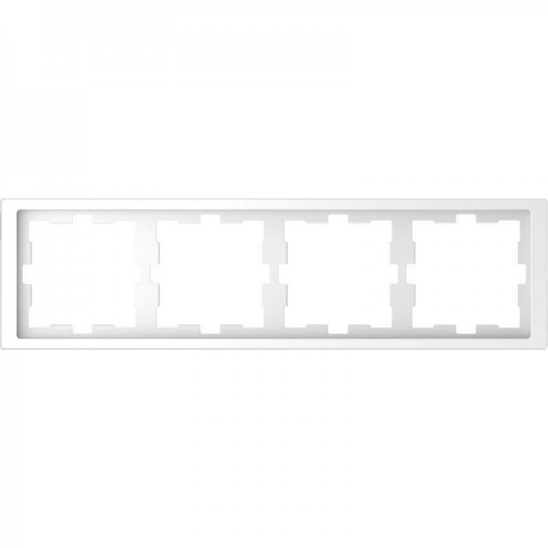  Рамка 4-м Merten D-Life SD бел. лотос SchE MTN4040-6535 