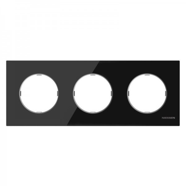  Рамка 3-м Sky Moon стекло черн. ABB 2CLA867300A3101 