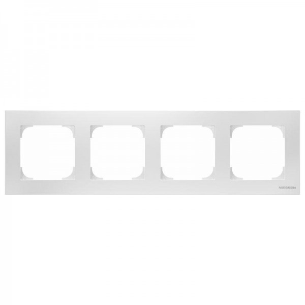  Рамка 4-м Sky базовая альп. бел. ABB 2CLA857410A1101 