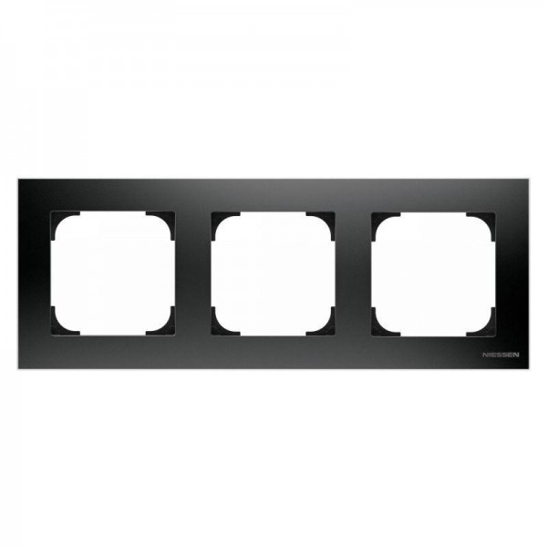  Рамка 3-м Sky черн. бархат ABB 2CLA857300A1501 