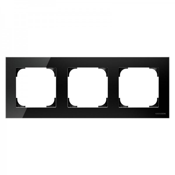  Рамка 3-м Sky стекло черн. ABB 2CLA857300A3101 