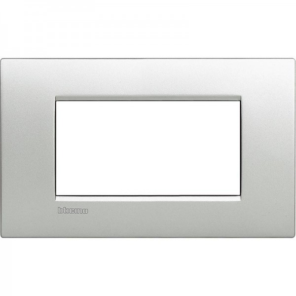  Рамка 4мод. Air LivingLight алюм. Leg BTC LNC4804TE 