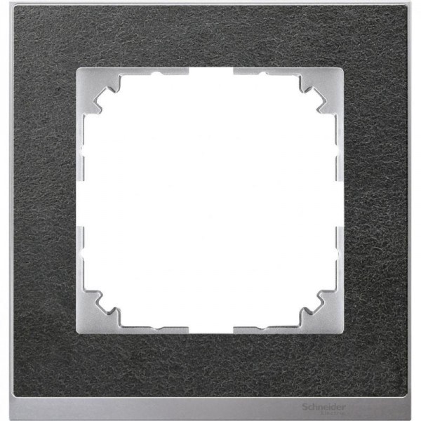  Рамка 1-м M-Pure Decor сланец/алюм. SchE MTN4010-3669 