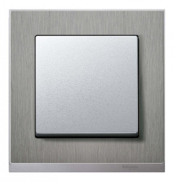  Рамка 1-м M-Pure Decor нерж. сталь/алюм. SchE MTN4010-3646 