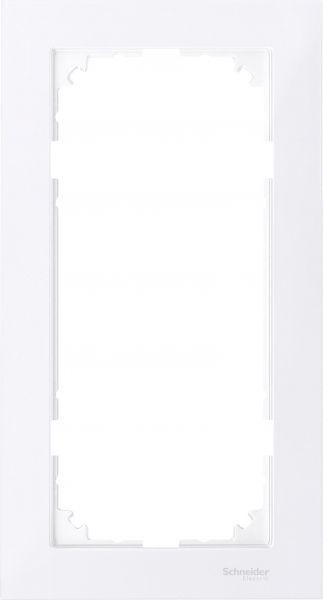  Рамка 2-м M-Pure без перегородки бриллиантовый бел. SchE MTN4025-3625 