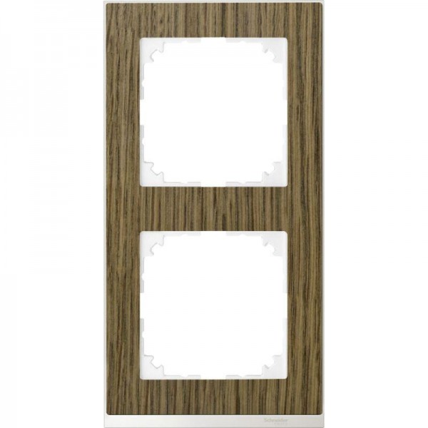  Рамка 2-м M-Pure Decor дуб/бриллиантовый бел. SchE MTN4020-3674 