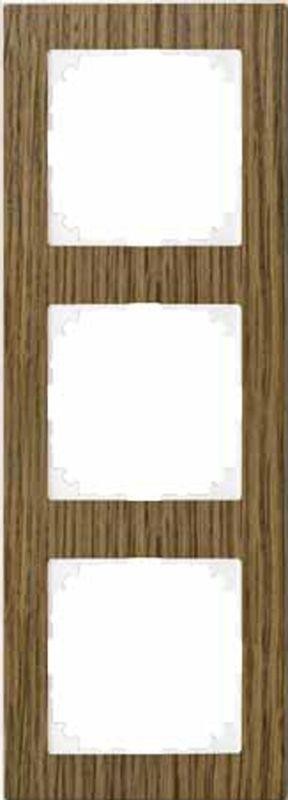 Рамка 3-м M-Pure Decor дуб/бриллиантовый бел. SchE MTN4030-3674 