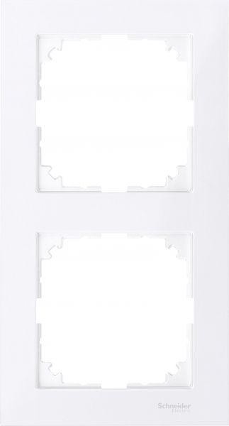 Рамка 2-м M-Pure бриллиантовый бел. SchE MTN4020-3625 