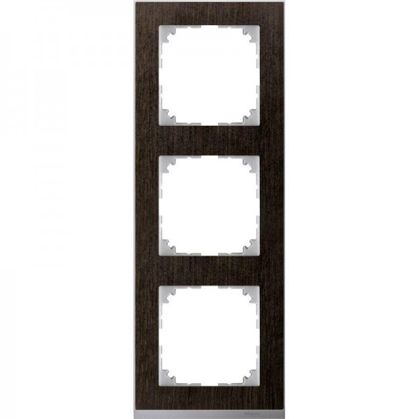  Рамка 3-м M-Pure Decor венге/алюм. SchE MTN4030-3671 