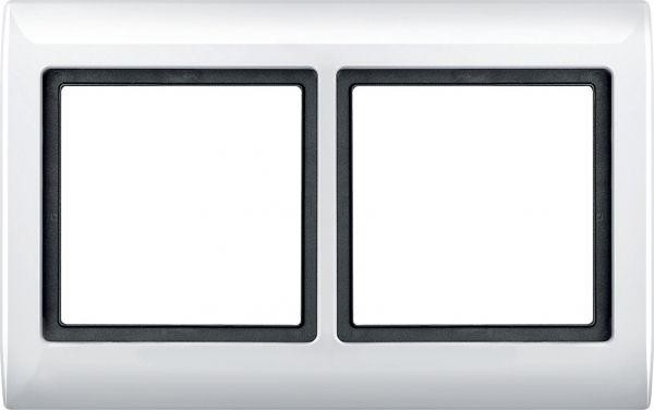  Рамка 2-м Merten aquadesign полярно-бел. SchE MTN400219 