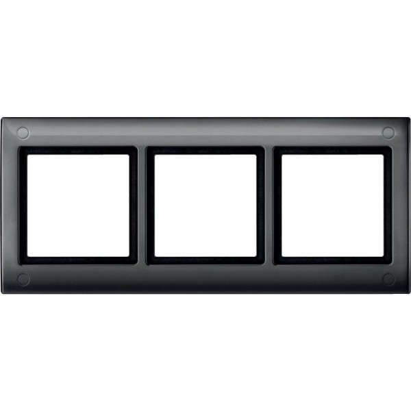  Рамка 3-м Merten с винт. креп. aquadesign SchE MTN401314 