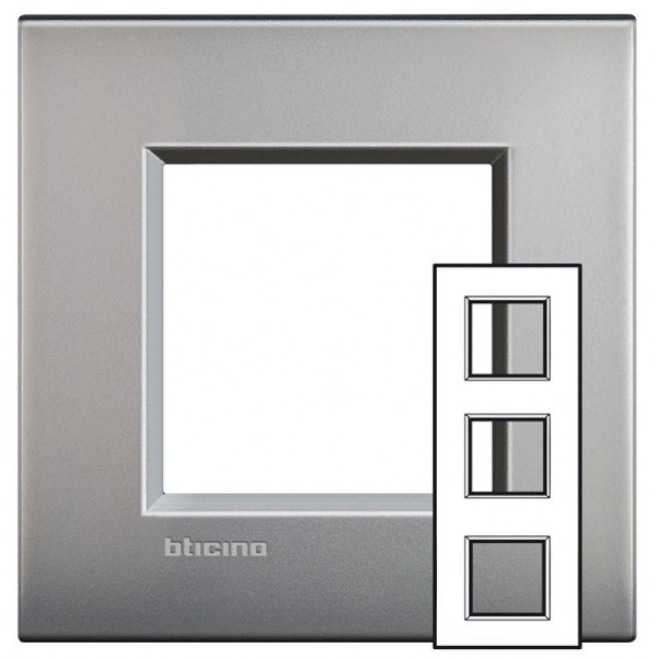  Рамка 2х3мод. LivingLight 71мм матовый никель Leg BTC LNE4802M3NK 