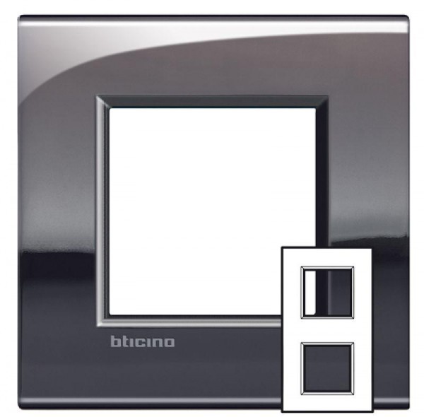  Рамка 2х2мод. LivingLight 71мм олово Leg BTC LNE4802M2PT 