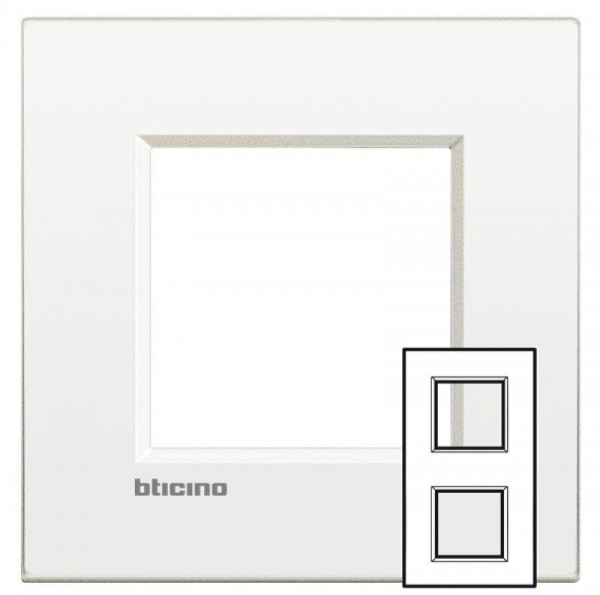 Рамка 2х2мод. LivingLight 71мм бел. Leg BTC LNE4802M2BN 