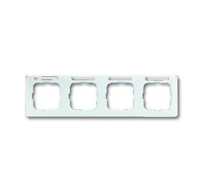  Рамка 4-м Reflex SI linear горизонт. с полем для надписи альп. бел. ABB 2CKA001754A4064 