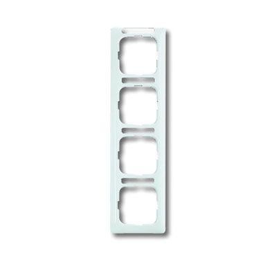  Рамка 4-м Reflex SI linear верт. с полем для надписи альп. бел. ABB 2CKA001754A4063 