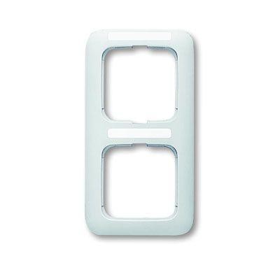  Рамка 2-м Reflex SI верт. с полем для надписи альп. бел. ABB 2CKA001754A2163 