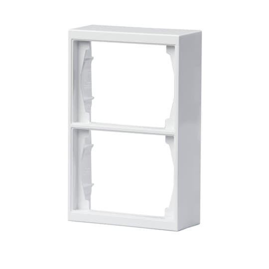  Рамка 2-м DoubleSchuko Impressivo 100мм для наружн. монтажа бел. ABB 2TKA000342G1 