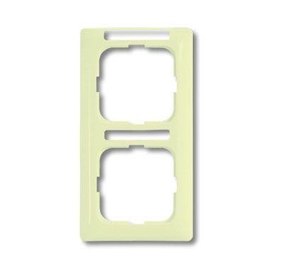  Рамка 2-м Busch-Duro 2000 SI linear верт. с полем для надписи сл. кость ABB 2CKA001754A4094 