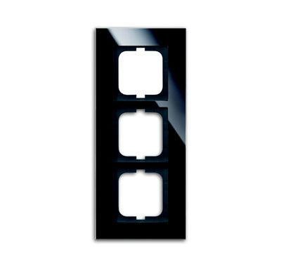  Рамка 3-м Carat стекло черн. ABB 2CKA001754A4324 
