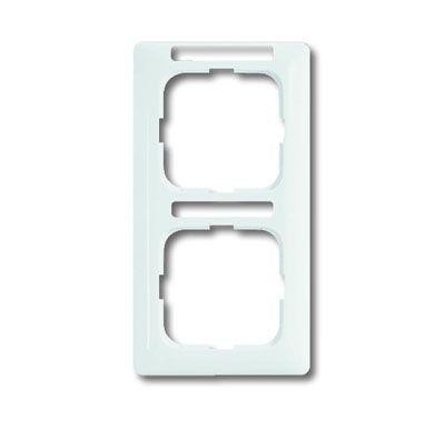  Рамка 2-м Reflex SI linear верт. с полем для надписи альп. бел. ABB 2CKA001754A4059 