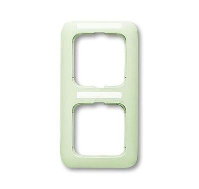  Рамка 2-м Busch-Duro 2000 SI верт. с полем для надписи сл. кость ABB 2CKA001754A2239 