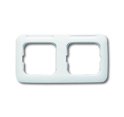  Рамка 2-м Reflex SI горизонт. с полем для надписи альп. бел. ABB 2CKA001754A2171 