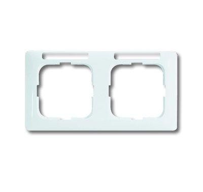  Рамка 2-м Reflex SI linear горизонт. с полем для надписи альп. бел. ABB 2CKA001754A4060 