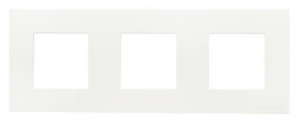  Рамка 3-м Zenit базовая с суппортом бел. ABB 2CLA227310N1101 