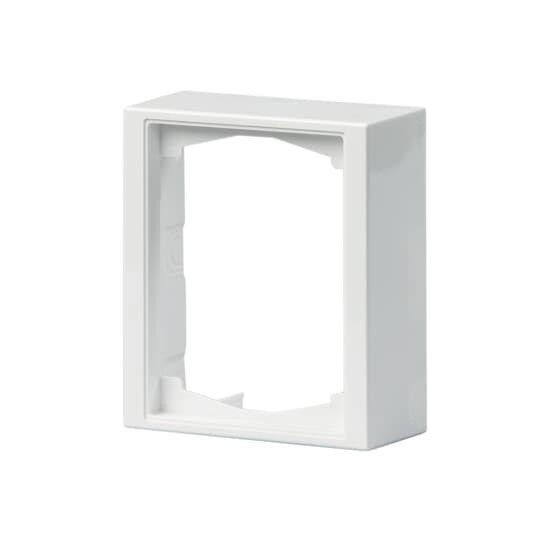  Рамка 1-м DoubleSchuko Impressivo 100мм для наружн. монтажа бел. ABB 2TKA000295G1 