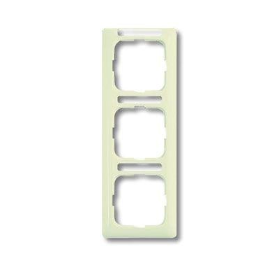  Рамка 3-м Busch-Duro 2000 SI linear верт. с полем для надписи сл. кость ABB 2CKA001754A4096 