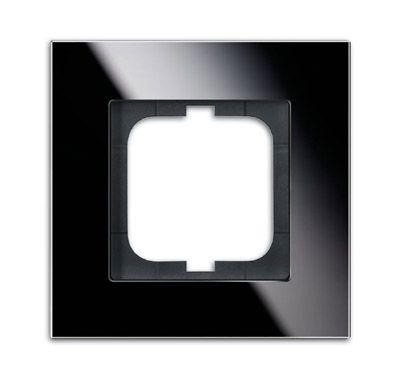  Рамка 1-м Carat стекло черн. ABB 2CKA001754A4322 
