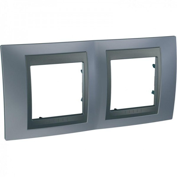  Рамка 2-м Unica Top графит SchE MGU66.004.297 