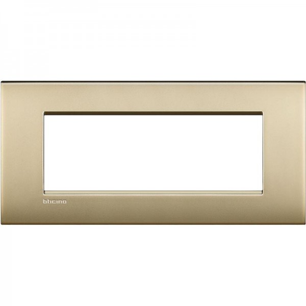  Рамка 7мод. Air LivingLight матовое золото Leg BTC LNC4807OF 