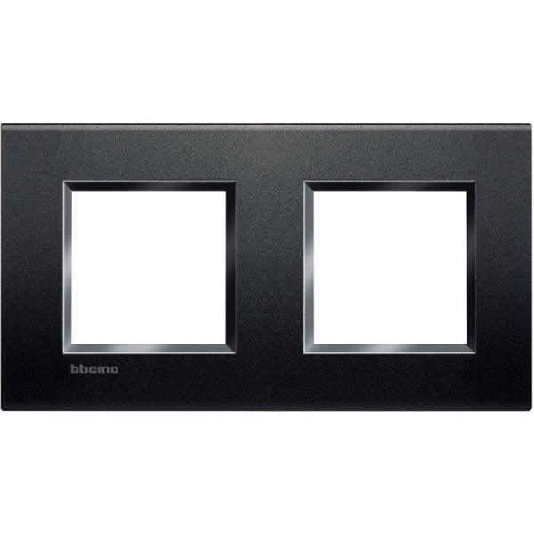  Рамка 2-м LivingLight прямоугол. антрацит Leg BTC LNA4802M2AR 