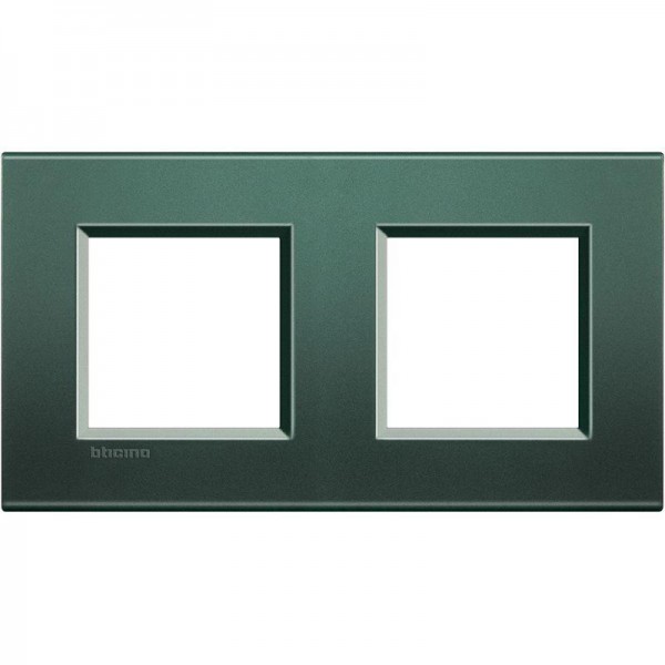  Рамка 2-м LivingLight прямоугол. зел. шелк Leg BTC LNA4802M2PK 