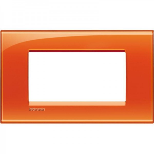  Рамка 4мод. LivingLight прямоугол. оранж. Leg BTC LNA4804OD 