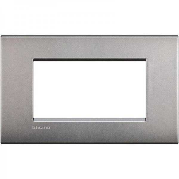  Рамка 4мод. Air LivingLight матовый никель Leg BTC LNC4804NK 