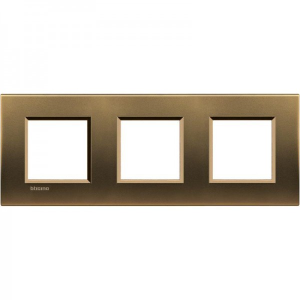  Рамка 3-м LivingLight прямоугол. бронза Leg BTC LNA4802M3BZ 