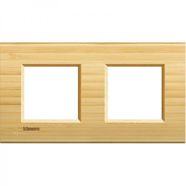  Рамка 2-м LivingLight прямоугол. бамбук Leg BTC LNA4802M2LBA 